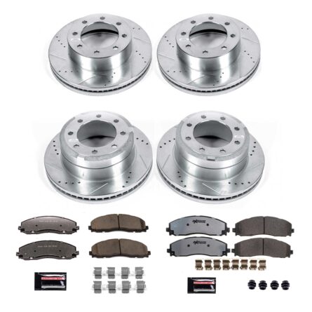 Z36 TRUCK/TOW UPGRADE KIT: DRILLED/SLOTTED ROTORS; CARBON-FIBER CERAMIC PADS W/HARDWARE