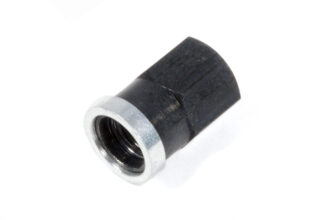 Cover Nut Short Q/C Alum Black