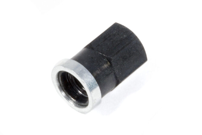 Cover Nut Short Q/C Alum Black