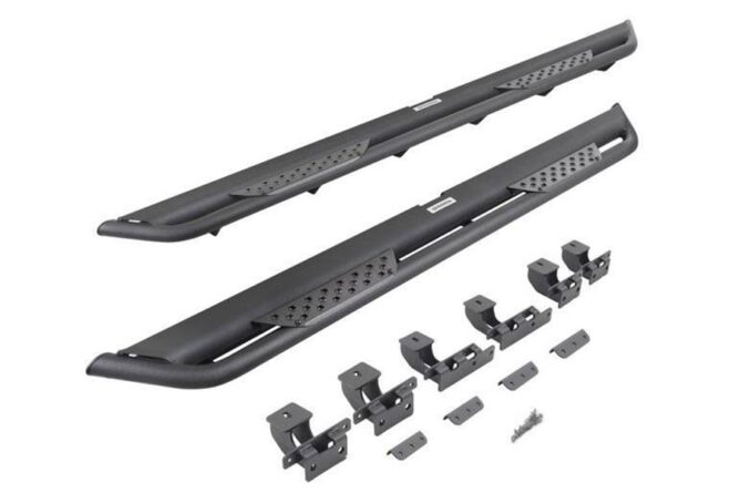 Go Rhino Dominator Xtreme DT Side Steps w/ Mounting Bracket Kit - JT