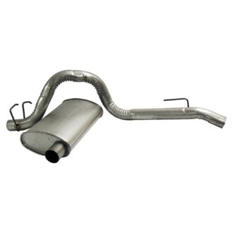 Crown Automotive - Metal Silver Muffler & Tailpipe