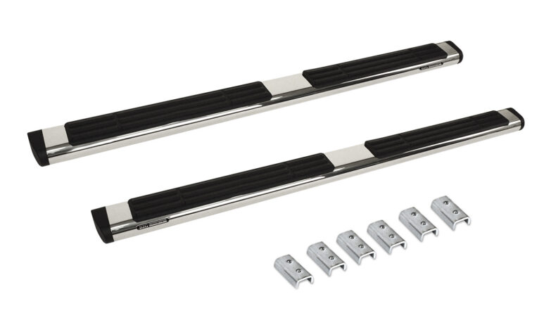 Go Rhino 686409987PS - 6" OE Xtreme SideSteps With Mounting Bracket Kit - Polished Stainless Steel