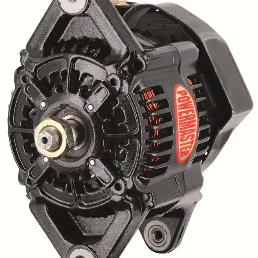 Racing Alternator; 102 mm; Denso Style; Bosch Style Mounting; 115 Amp; 20 Idle; 12V; w/o Pulley; Black;