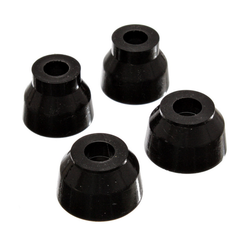 Ball Joint Dust Boot Set; Black; Front; Performance Polyurethane; Incl. 2 Upper/Lower Ball Joint Boots;