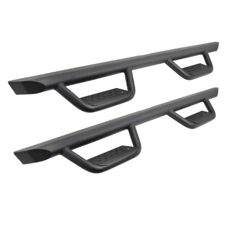 Go Rhino D224235T - Dominator Xtreme D2 Side Steps with Rocker Panel Mounting Bracket Kit - Textured Black