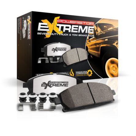 Z36 TRUCK/TOW CARBON-FIBER CERAMIC BRAKE PADS W/HARDWARE