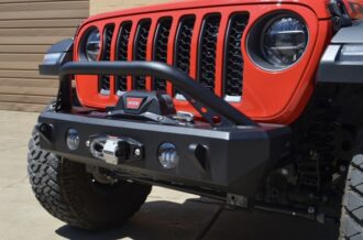 Steinjäger Front bumper, Expedition Series Gladiator JT 2018 to Present Texturized Black Bull Bar