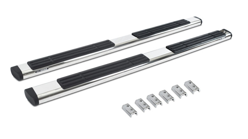Go Rhino 686409796PS - 6" OE Xtreme SideSteps With Mounting Bracket Kit - Polished Stainless Steel