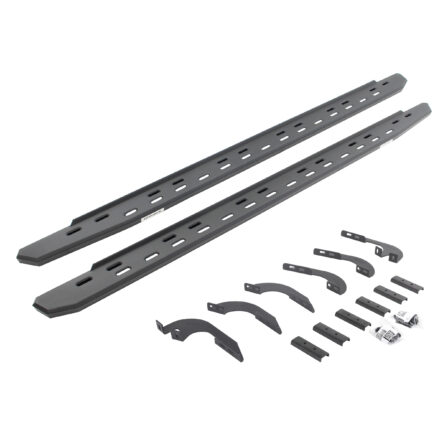 Go Rhino 69643280SPC RB30 Slim Line Running Boards with Mounting Bracket Kit - Double Cab Only