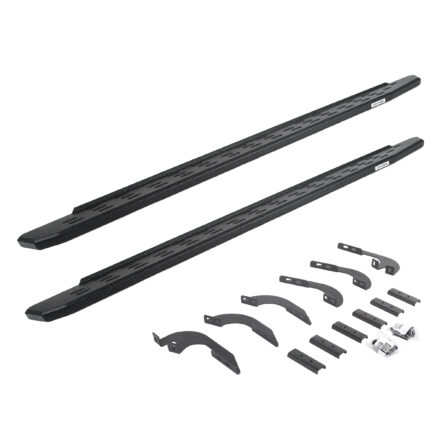 Go Rhino 69643280T RB30 Running Boards with Mounting Bracket Kit - Double Cab Only
