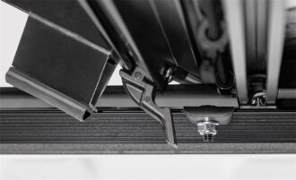 LOMAX™ Hard Tri-Fold Cover; Matte Black Finish; Split Rail;