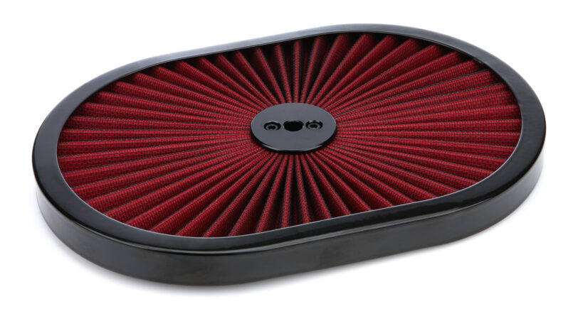 12in Super Flow Air Cleaner Red Mesh