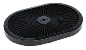 12in Super Flow Oval Air Cleaner Black