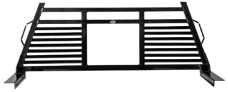 HD Headache Rack; Open Window; Heavy Duty Fully Welded One-Piece Design;