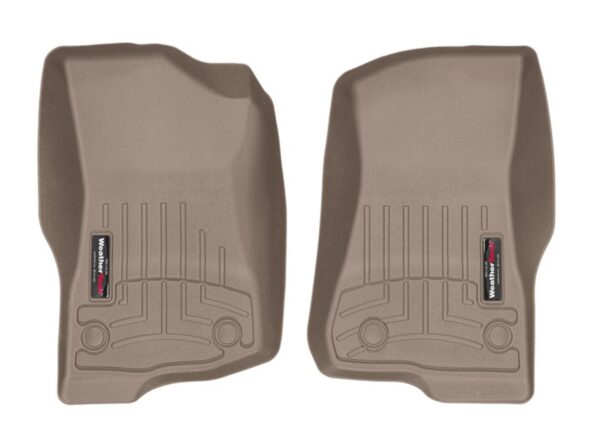 FloorLiner™ DigitalFit®; Tan; Front;