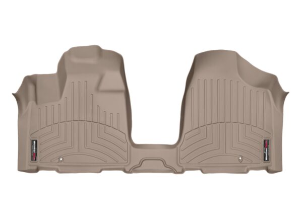 FloorLiner™ DigitalFit®; Tan; Front; Over The Hump;