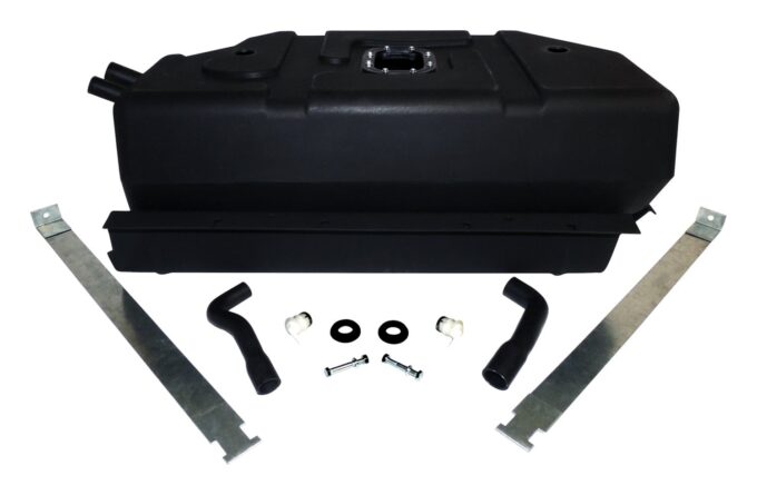 Crown Automotive Jeep Replacement 52002633PLMK Fuel Tank & Skid Plate Master Kit for 1987-1995 Jeep YJ Wrangler