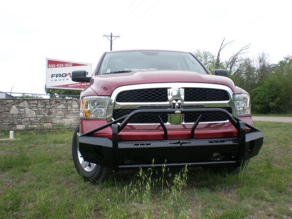 Xtreme Front Bumper Replacement; Black Powder Coated;