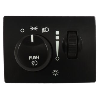 Crown Automotive - Plastic Black Headlight Switch