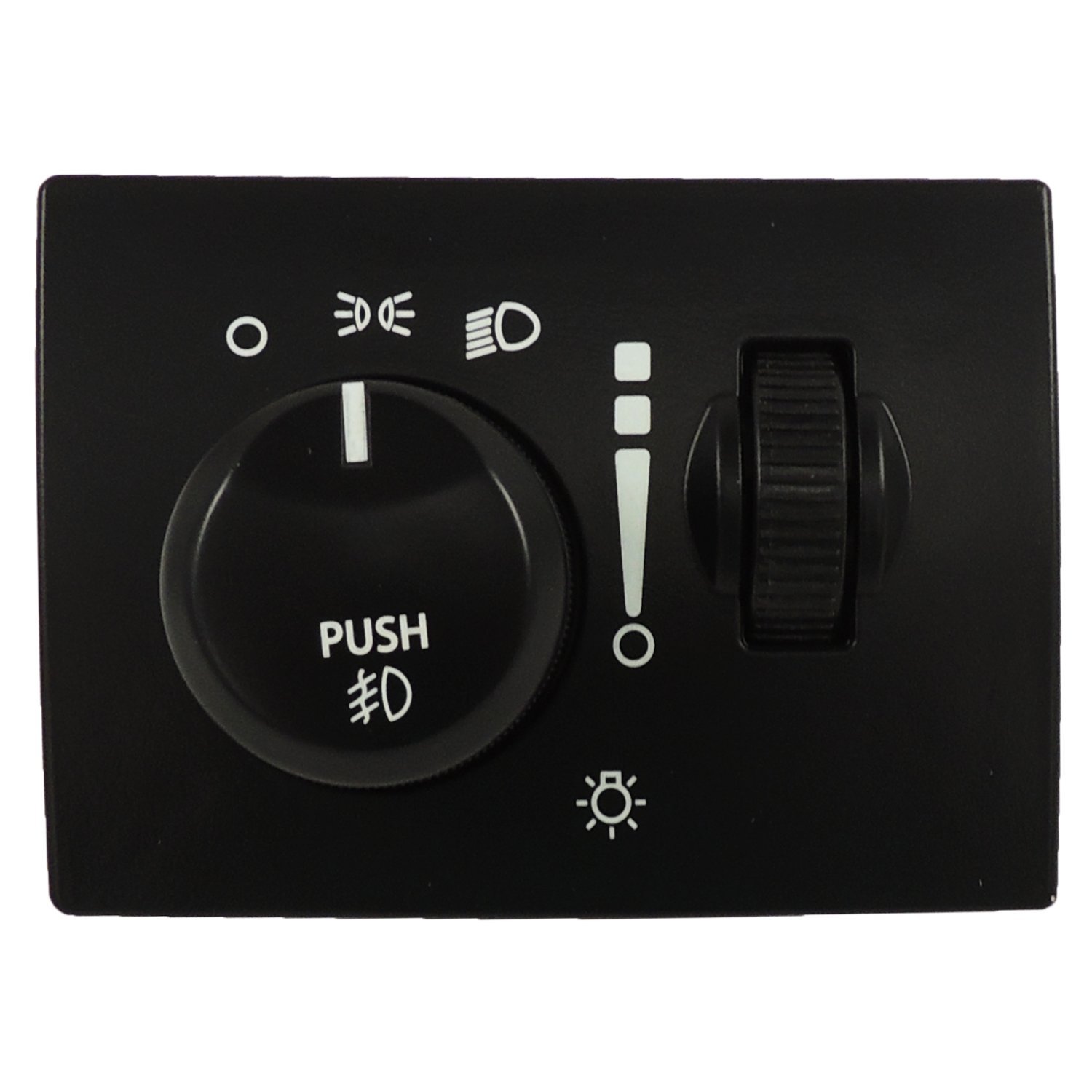 Crown Automotive - Plastic Black Headlight Switch
