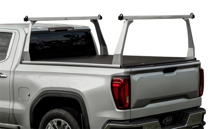 ADARAC™ Aluminum Truck Bed Rack System; Silver Finish;