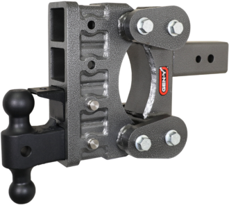 GEN-Y Hitch GH-1824 The BOSS TORSION-FLEX 3" Shank 6" Drop 2.4K TW 21K Hitch Dual-Ball & Pintle Lock