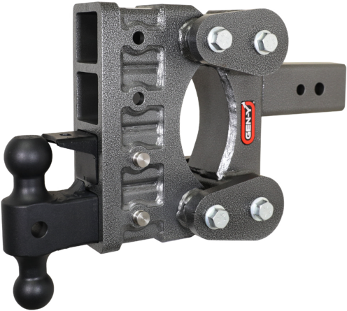 GEN-Y Hitch GH-1824 The BOSS TORSION-FLEX 3" Shank 6" Drop 2.4K TW 21K Hitch Dual-Ball & Pintle Lock