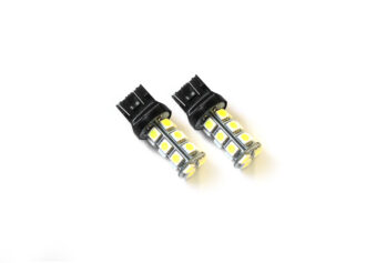 7443 5050 LED 18 Chip Bulbs (White) (Pair)