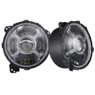 2018+ JEEP Wrangler JL 9in JEEP JL Adjustable Angle Beam 108-Watt headlight with X-HALO DRL Functions  - Sold in Pairs