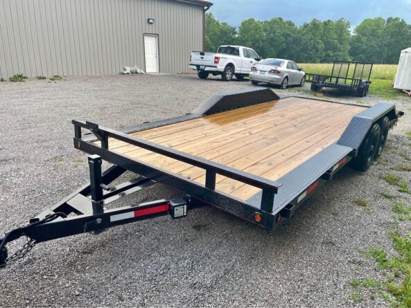 Trailer Rental Available! 20′ / 10k lbs Rock Crawler Trailer with Drive Over Fenders / Dove Tail