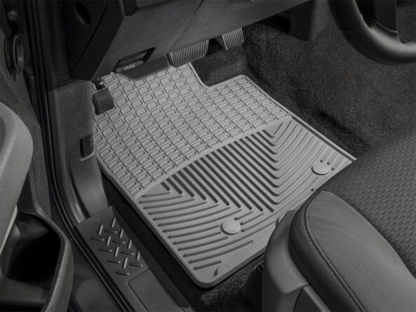 All Weather Floor Mats; Gray; Front;