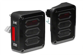 DV8 Offroad Octagon LED Tail Light - Pair - JK