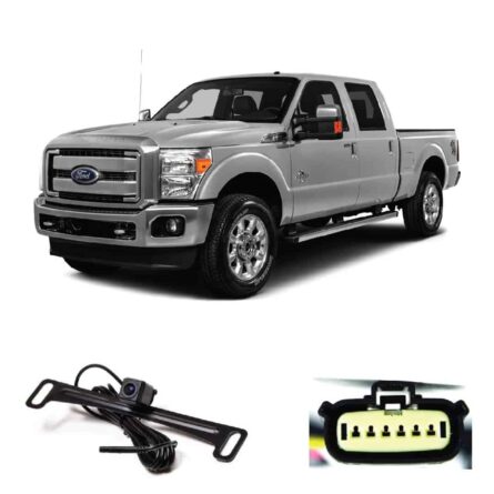 For Ford Super Duty Factory Tailgate Harness w/Dual Mount Camera; With Factory Rear Vision System; Verify Connector Is Correct Before Installation;