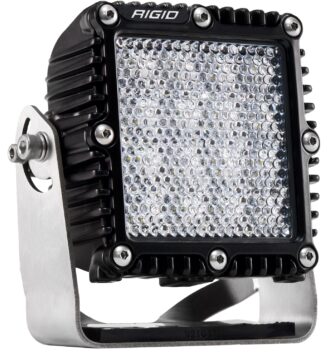 RIGID Industries 244513 Q-Series PRO LED Light, Flood/Diffused, Black Housing, Single