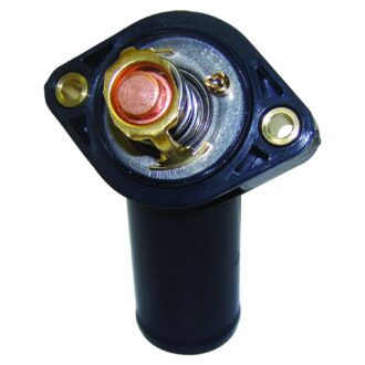 Crown Automotive - Plastic Black Thermostat & Housing