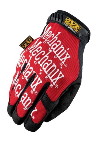 Mech Gloves Red Lrg