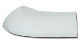 S2 Upper Nose Plastic White RH