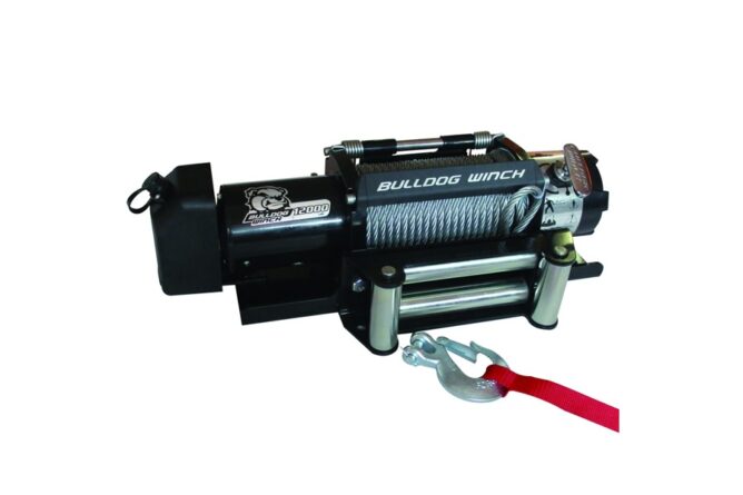 Bulldog Winch 12,000lb Trailer Winch w/ Wire Rope