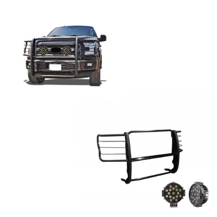 Black Horse Off Road 17FB28MA-PLB Grille Guard Kit