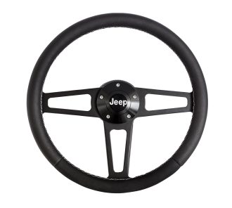 T Series Blk Wheel Jeep Logo/Install Kit