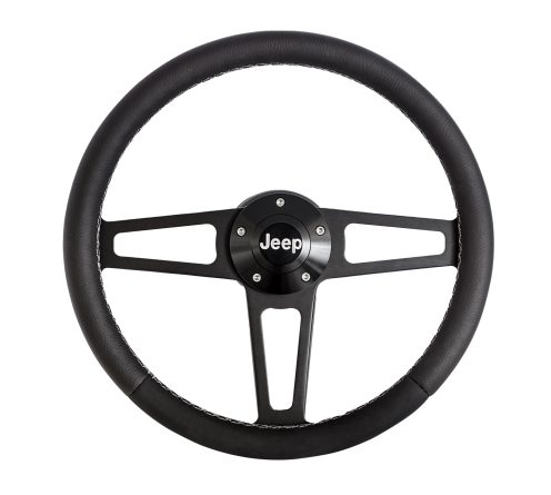 T Series Blk Wheel Jeep Logo/Install Kit