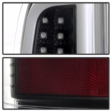 ( Spyder ) - Version 3 Light Bar LED Tail Lights - Black