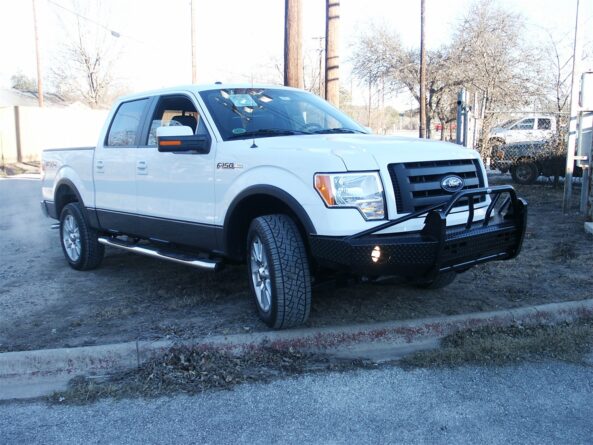 Xtreme Front Bumper Replacement; Black Powder Coated;