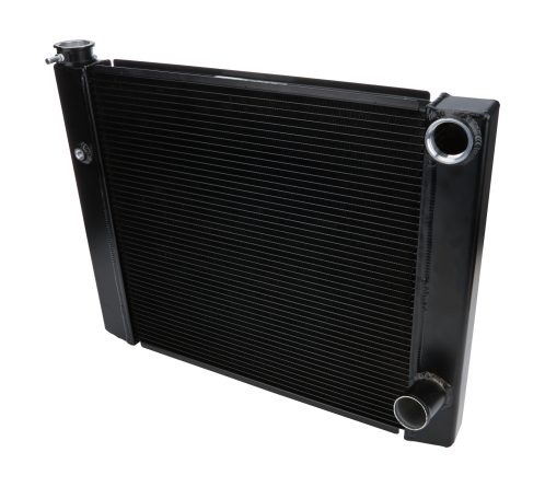 Dual Pass Radiator 19x24 1 Row Lightweight Black