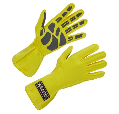 Driving Gloves Non-SFI Outseam S/L XL Yellow