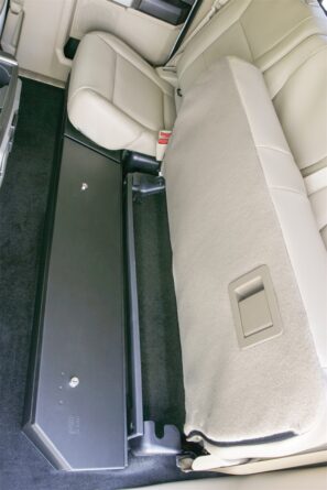 Compact Underseat Lockbox; Black; Under Rear Seat; 3-Digit Combo;