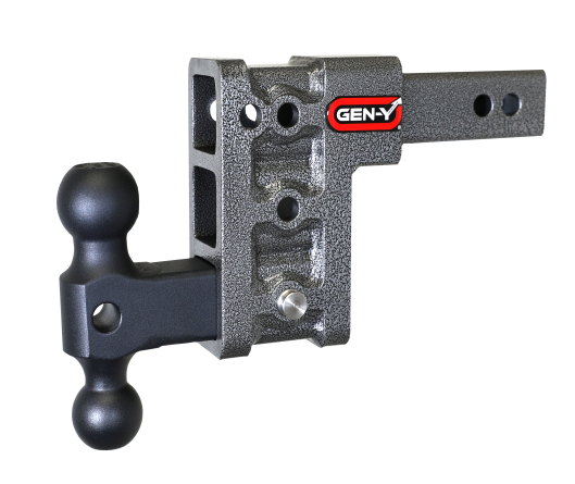 GEN-Y Hitch GH-313 MEGA-DUTY 2" Shank 5" Drop 1.5K TW 10K Hitch & GH-031 Dual-Ball