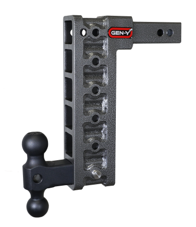 GEN-Y Hitch GH-316 MEGA-DUTY 2" Shank 12.5" Drop 1.5K TW 10K Hitch Dual-Ball Stabilizer Recommend