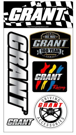 Grant Sticker Kit; 100 Year Anniversary Edition;