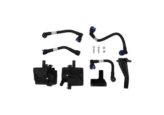 Oil-Air Separator Kit; Dual System; Incl. Canisters/Brackets/Hoses;